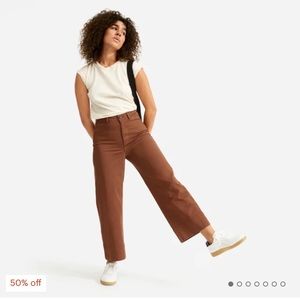 Everlane lightweight crop chino